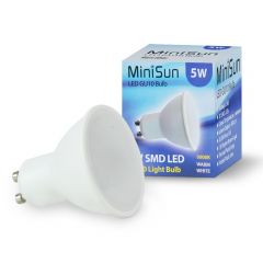 MiniSun Fire Rated Paintable Matt White GU10 Recessed Ceiling Downlight/Spotlights Pack of 20 