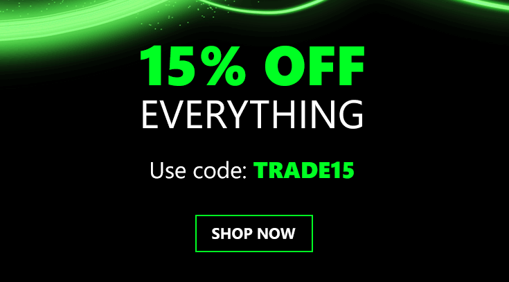 15% off everything | Use code: TRADE15